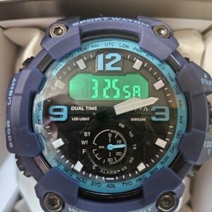 ACTIVA by INVICTA ACW1637-009 Sport Watch with Dual Time Display - Blue/Black.